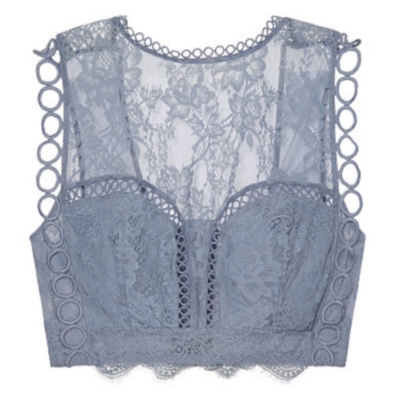 VS Lace High-neck Bralette - Picture 3 of 8